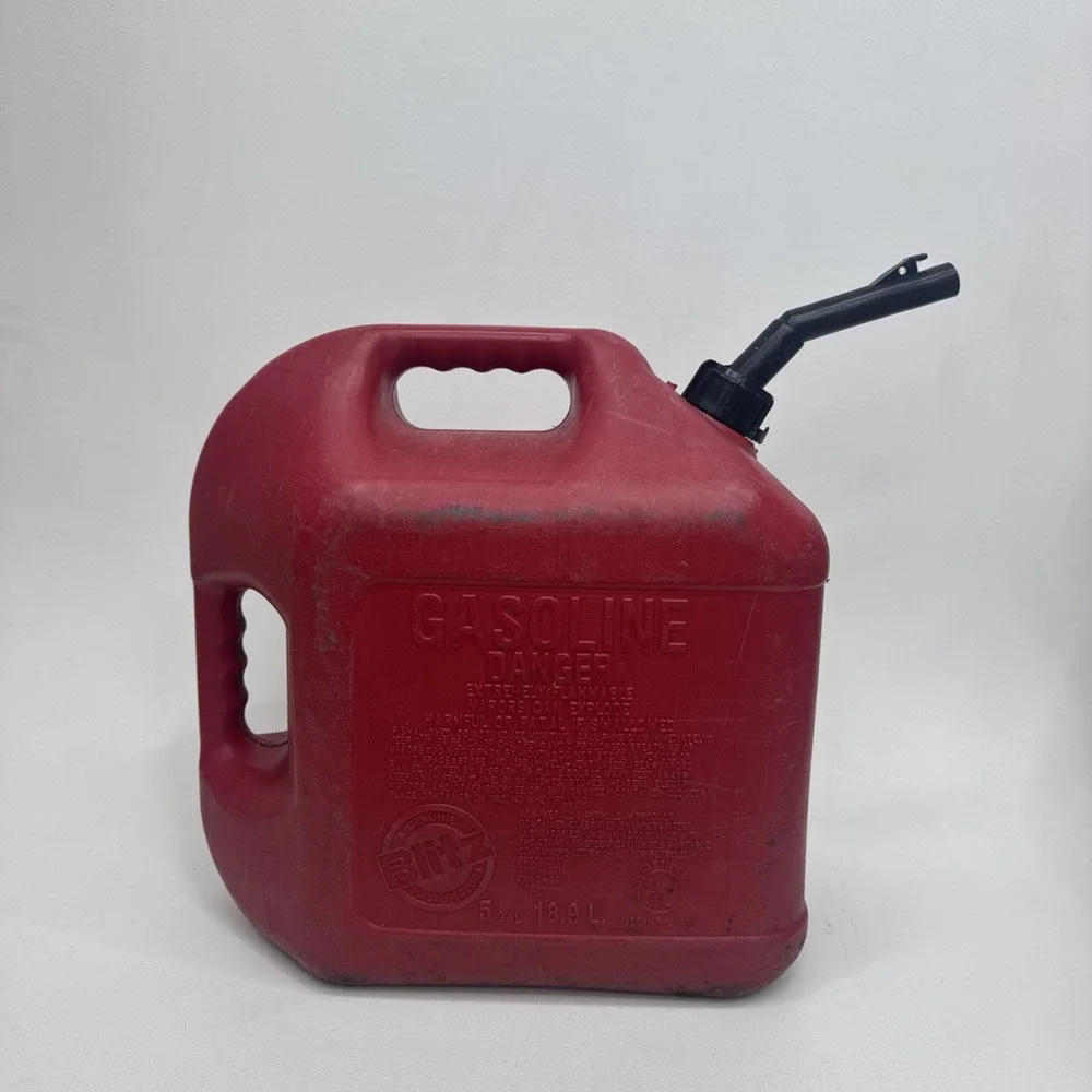 Blitz 5 Gallon Gas Can Preban Made in USA
